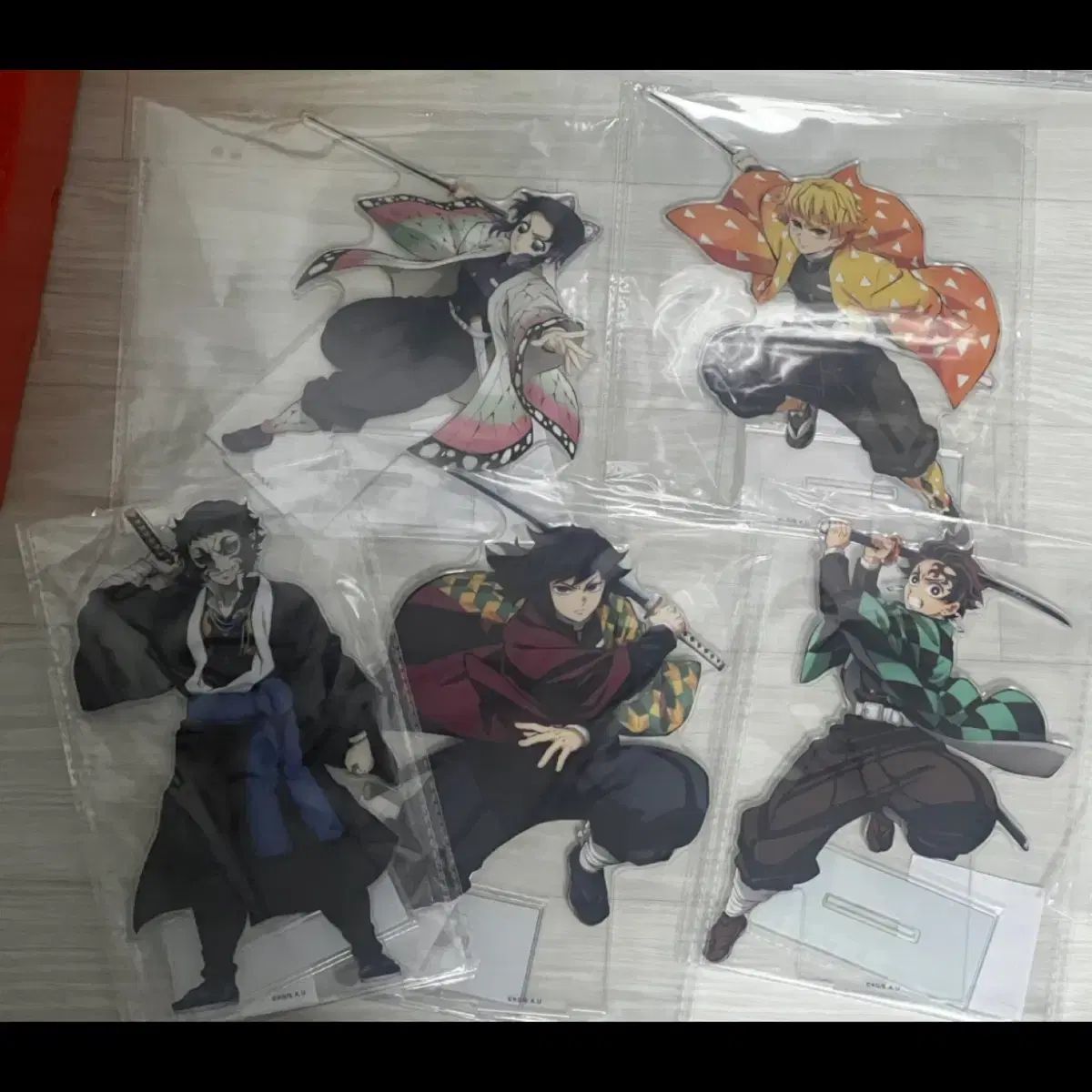 (未開封) 鬼滅の刃 アニプレックス COOGI BIG アクリルスタンド 5種 まとめ
