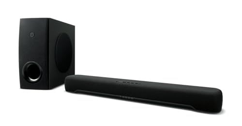 ヤマハ(YAMAHA) コンパクトサウンドバー SR-C30A 横幅60cm PC ゲーム スピーカー Bluetooth対応 テレビ/パソコン/スマホ/サブウーファー ブラックry 96270598