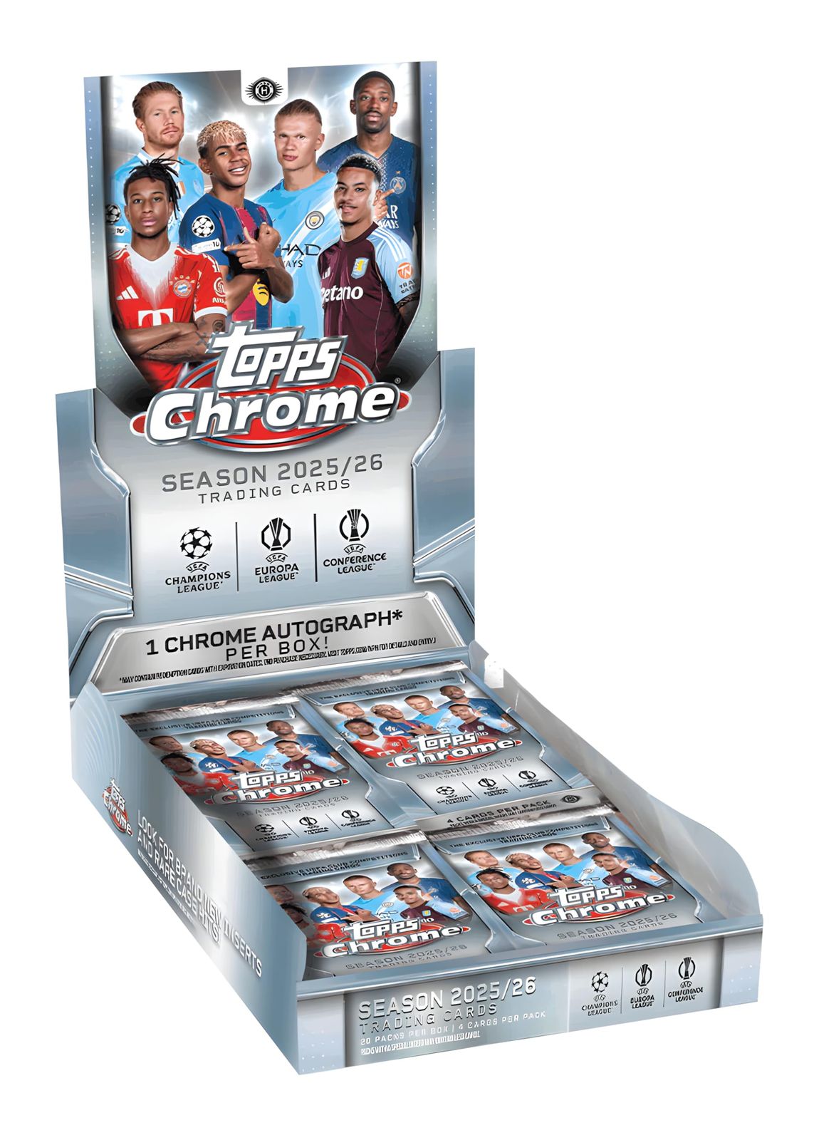 Topps Chrome(R) UEFA Club Competitions 2025-26 - Hobby Box
