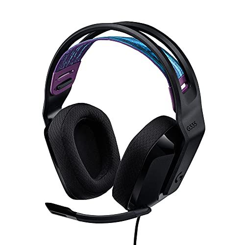 ★新品★Logicool G ゲーミングヘッドセット G335 ゲーミング ヘッドセット G335BK 軽量 222g 3.5mm 有線 立体音響 ステレオ 2.1ch フリップミュート マイク付き PS5 PS4 PC Switch 2 X 38ef8515