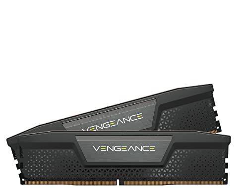 ★新品★CORSAIR VENGEANCE DDR5 メモリ 32GB(16GB×2)最大5200MHz対応 Intel XMP対応 CL40 デスクトップPC用 ブラック CMK32GX5M2B5200C40