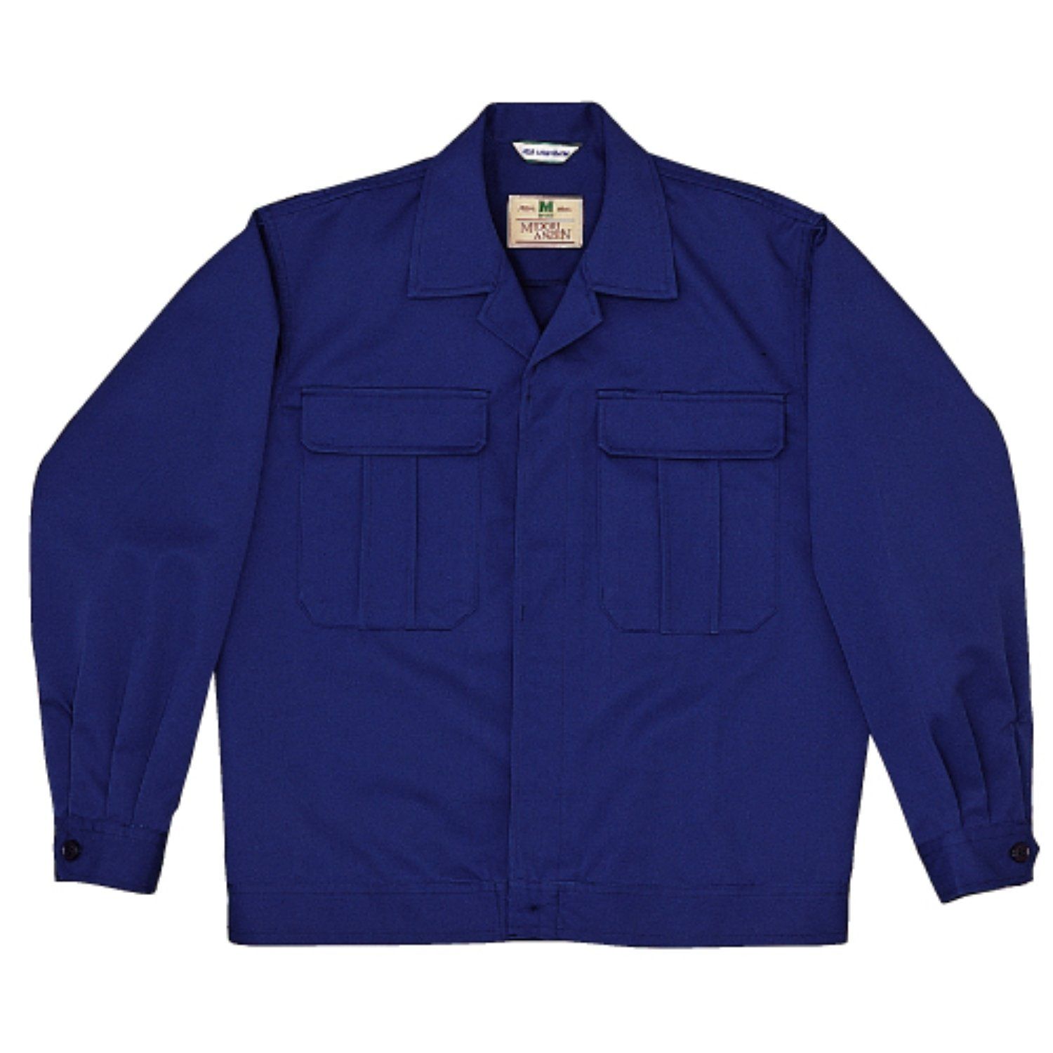 新品 [ミドリ安全] 作業服 長袖 ジャンパー 男女兼用 M5207 上 ネイビー L