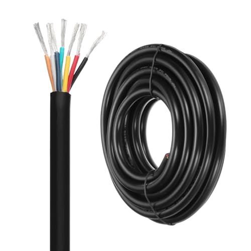 R◆DMiotech 16ゲージ電線 7芯 16 AW G延長ケーブル 20フィート/6m UL2464 300V スズメッキ銅撚り線 L E D照明 自動車用 b7868a41