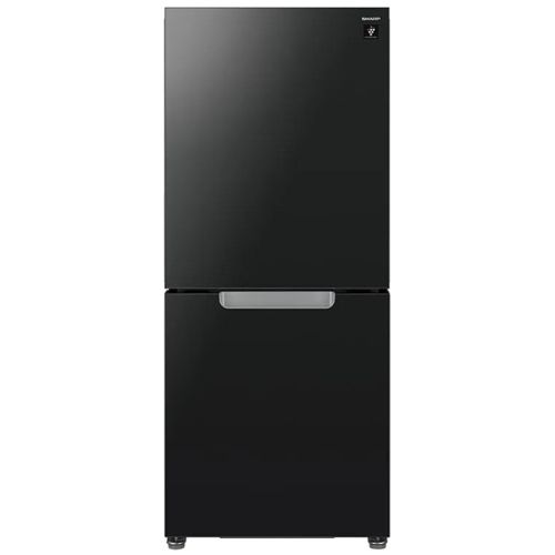 シャープ SJ-GD15R-B ピュアブラック PLAINLY 2ドア プラズマクラスター冷蔵庫 つけかえどっちもドア 152L 幅495mm SJGD15RB