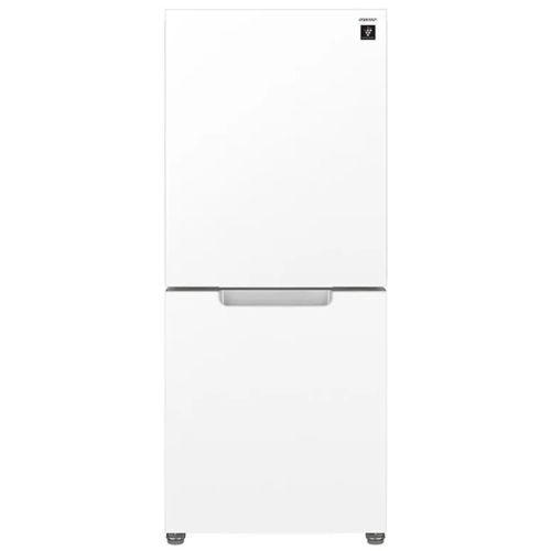 シャープ SJ-GD15R-W クリアホワイト PLAINLY 2ドア プラズマクラスター冷蔵庫 つけかえどっちもドア 152L 幅495mm SJGD15RW
