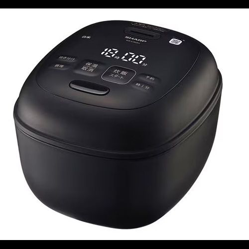 シャープ KS-CS05J-B ブラック ジャー炊飯器 3合炊き 3mm厚釜＆球面炊き KSCS05JB