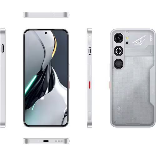 ZTE nubia Neo 5 GT 5G SV シルバー 8GB/256GB 6.8型有機EL SIMフリースマートフォン 背面LEDライティング NUBIANEO5GT5