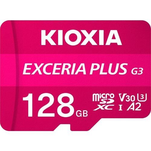 キオクシア KMUH-C128G EXCERIA PLUS G3 microSDXC UHS-I U3 V30 C10 A2 メモリカード 128GB KMUHC128G