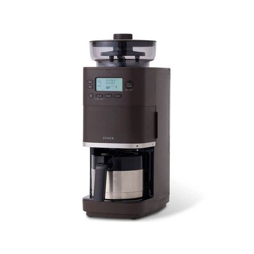 シロカ コーン式全自動コーヒーメーカー カフェばこ PRO SC-C281-TD 4589919846870