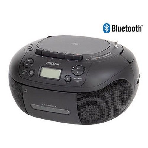マクセル MXCR-200 Bluetooth対応CDラジオカセットレコーダー CDラジカセ USBメモリー・microSDカード再生 録音可能 MXCR200