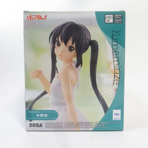 中古 未開封品 Yumemirize けいおん！ 中野梓 SEGA/セガ フィギュア
