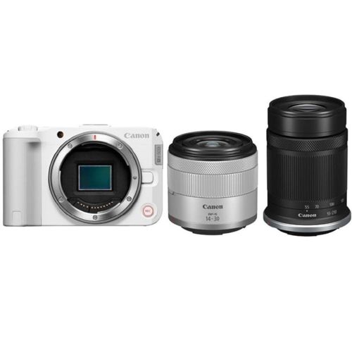 CANON EOS R50V ダブルズームキット ホワイト ミラーレス一眼デジタルカメラ EOSR50VWHWZK