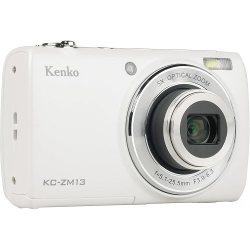 ケンコー KC-ZM13-WH ホワイト 1600万画素コンパクトデジタルカメラ 光学5倍ズーム 2.7型IPSタッチパネル 自撮り用サブカメラ搭載 KCZM13WH 19,536円