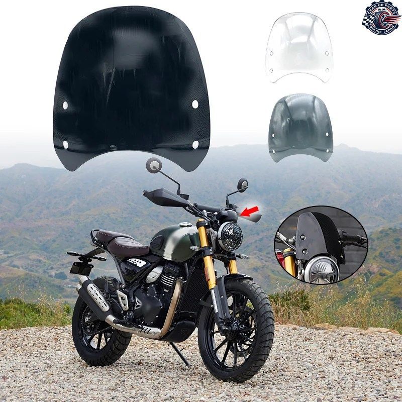 SPEED 400 SPEED400 SCRAMBLER 400 X 400X フロントフェアリング オートバイ用ウインドシールド SCRAMBLER400X ウインドシールド