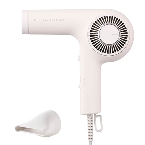 テスコム NIB400B-W ホワイトアッシュ ヘアドライヤー 軽量 日本製 マイナスイオン トライバランスイオン うるおい・まとまり・ツヤ NIB400BW