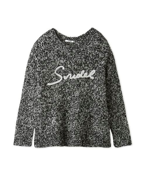 新品 [スナイデル] ブークレロゴニットプルオーバー SWNT245091 レディース MIX Free Size