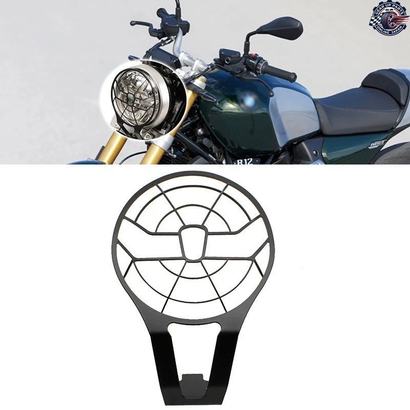 BMW R12 R 12 NINET R12NINET 2023 - 25 ヘッドライト用モーターサイクルヘッドライトプロテクターグリルガードカバー