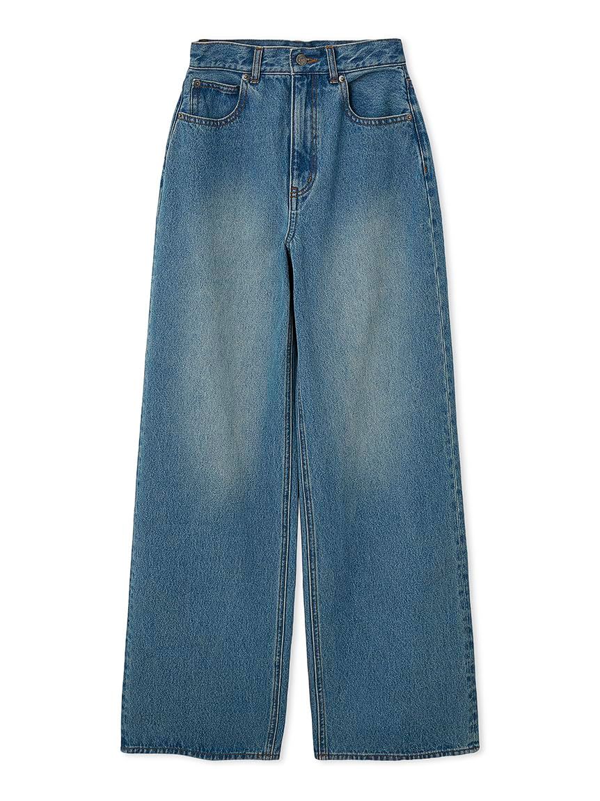 新品 [スナイデル] ワイドデニムパンツ SWFP252136 レディース BLU 0