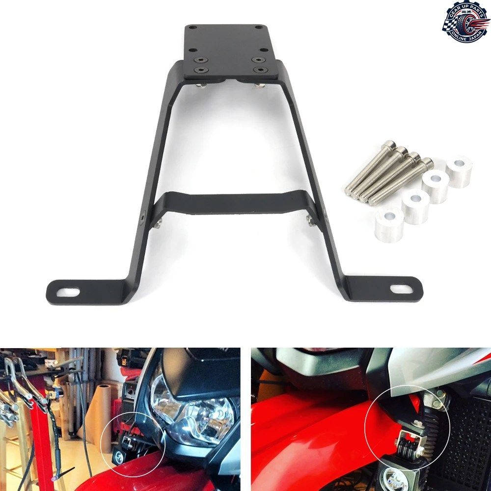 カワサキ KLR650 2008-2018 2022+ 用モーターサイクル補助ライトブラケット モーターサイクル追加ライトブラケット