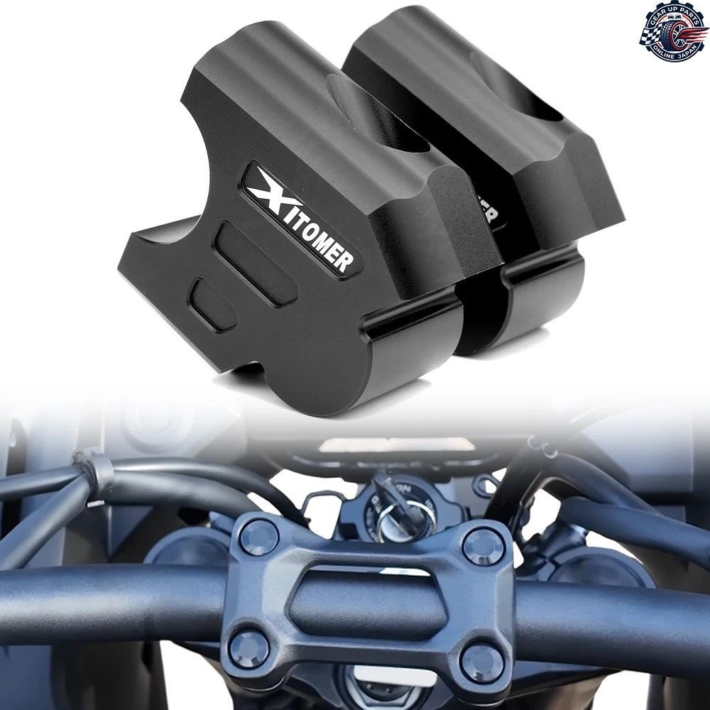 ハーレー パンアメリカ 1250 / スペシャル 2021-2024 モーターサイクル ハンドルバー ライザー クランプ オフセット付き後方延長アダプター