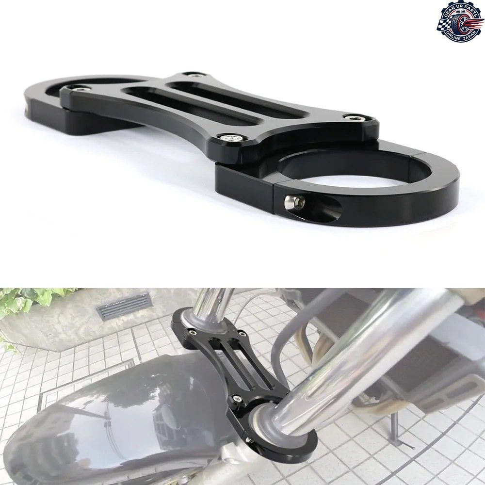 オートバイ用フロントフォークブレースブラケット ホンダ CB400 CBR600F CBR500R CBF600 CBF500 X11 VFR800 CB1300 CB900F ホーネット