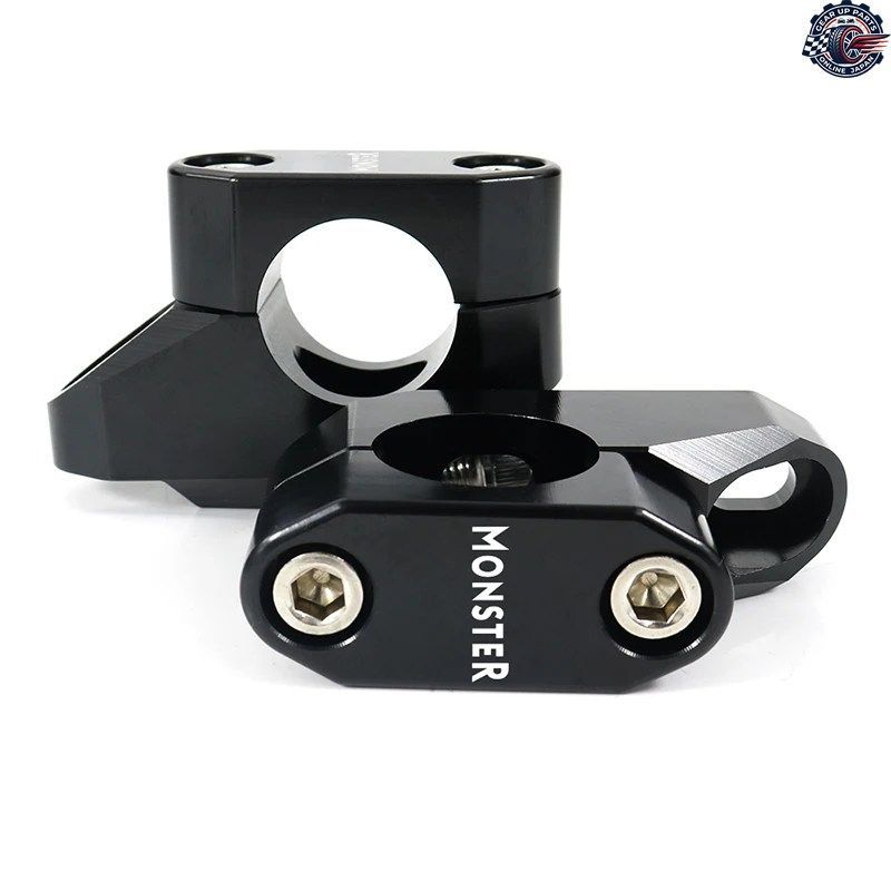 DUCATI MONSTER S2R 2006-2009 MONSTERS4R 2002-2009 28MM 1 1/8インチ バック ムーブアップ マウント ライザー ファットバー ハンドルバー