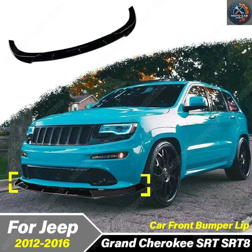 ジープ グランドチェロキー SRT SRT8 2012 - 16 車用フロントバンパースポイラーリップ フロントフェンダー装飾キット
