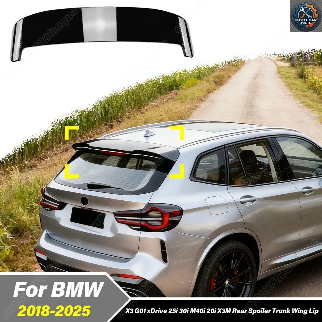 BMW X3 G0DRIVE 25I 30I M40I 20I X3 2018 - 25 車用リアルーフスポイラーボード装飾キット