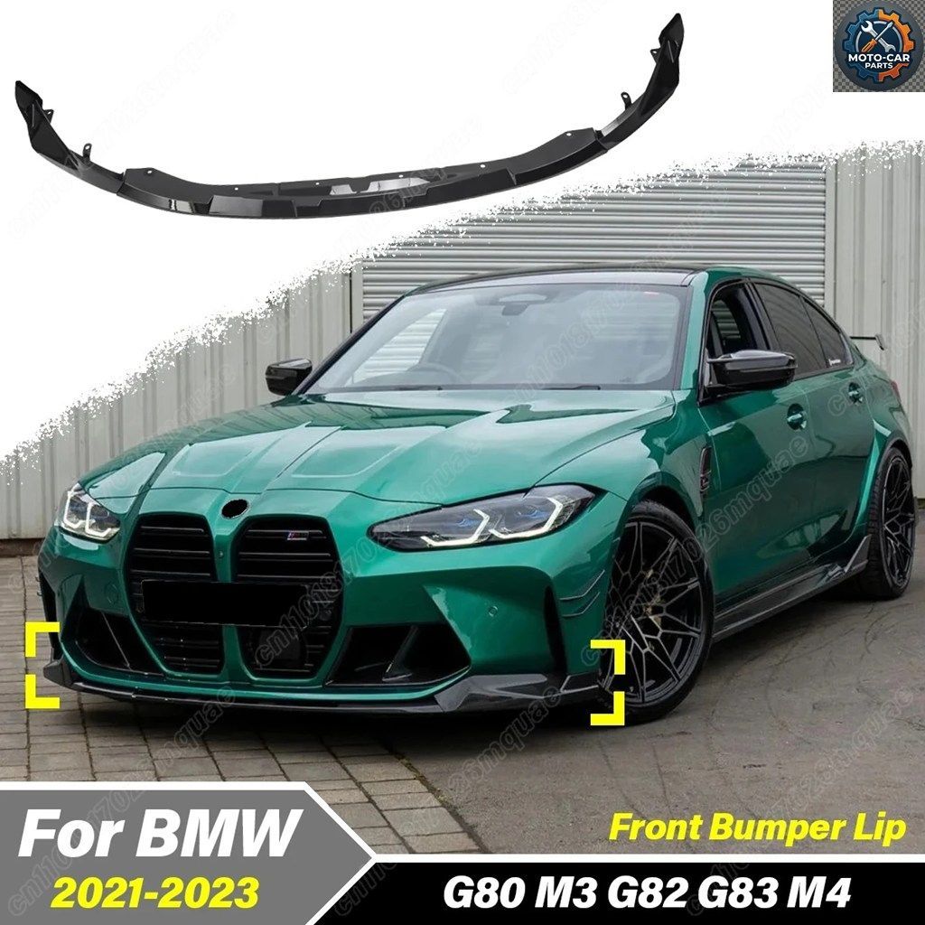 BMW G80 M3 G82 G83 M4 2021 - 23 MPスタイル モバイル フロントバンパー スプリッター リップスポイラー ボディデコレーション改造キット 20,113円
