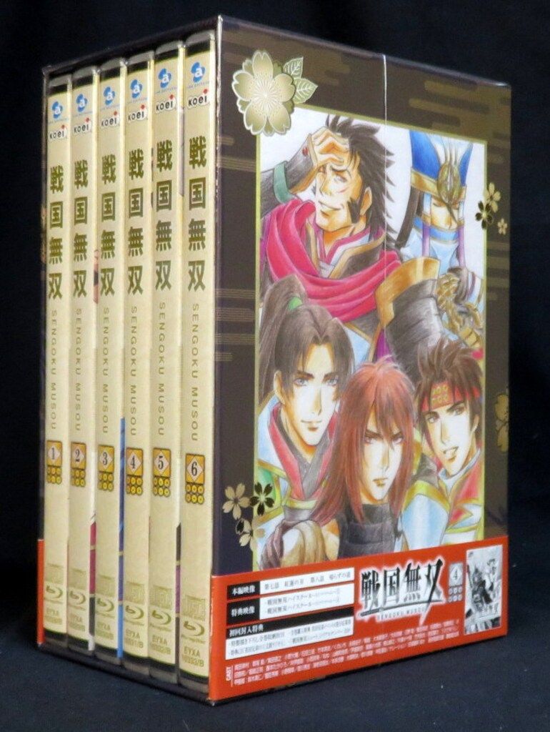アニメBlu-ray 戦国無双 初回全6巻セット