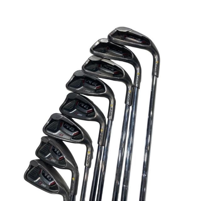 【中古】 ピン G20 8S アイアンセット IR 純正特注シャフト (フレックスS) メンズ 男性用 右利き 右用 Cランク ゴルフクラブ