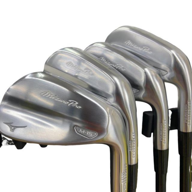 【中古】 ミズノ Mizuno Pro M-15 6S アイアンセット IR 純正特注シャフト (フレックスR) メンズ 男性用 右利き 右用 Bランク ゴルフクラブ