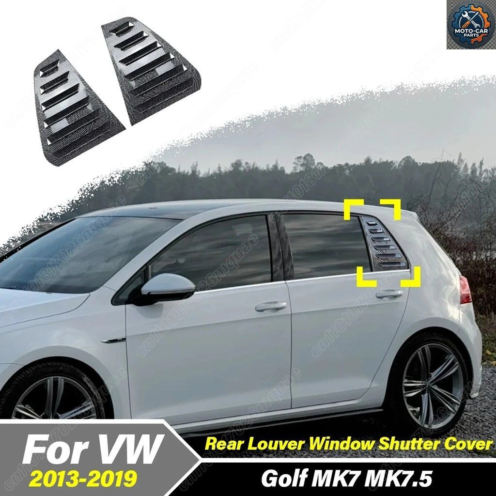 フォルクスワーゲン ゴルフ MK7 MK7.5 2013 - 19 車用リアウィンドウルーバーカバー外装装飾