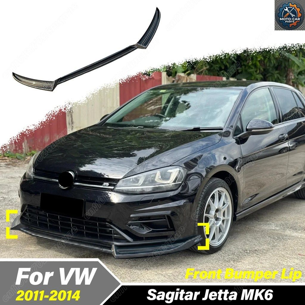 フォルクスワーゲン サギター ジェッタ MK6 2011 - 14 車用フロントバンパースポイラーボード フロントフェンダースプリッター装飾