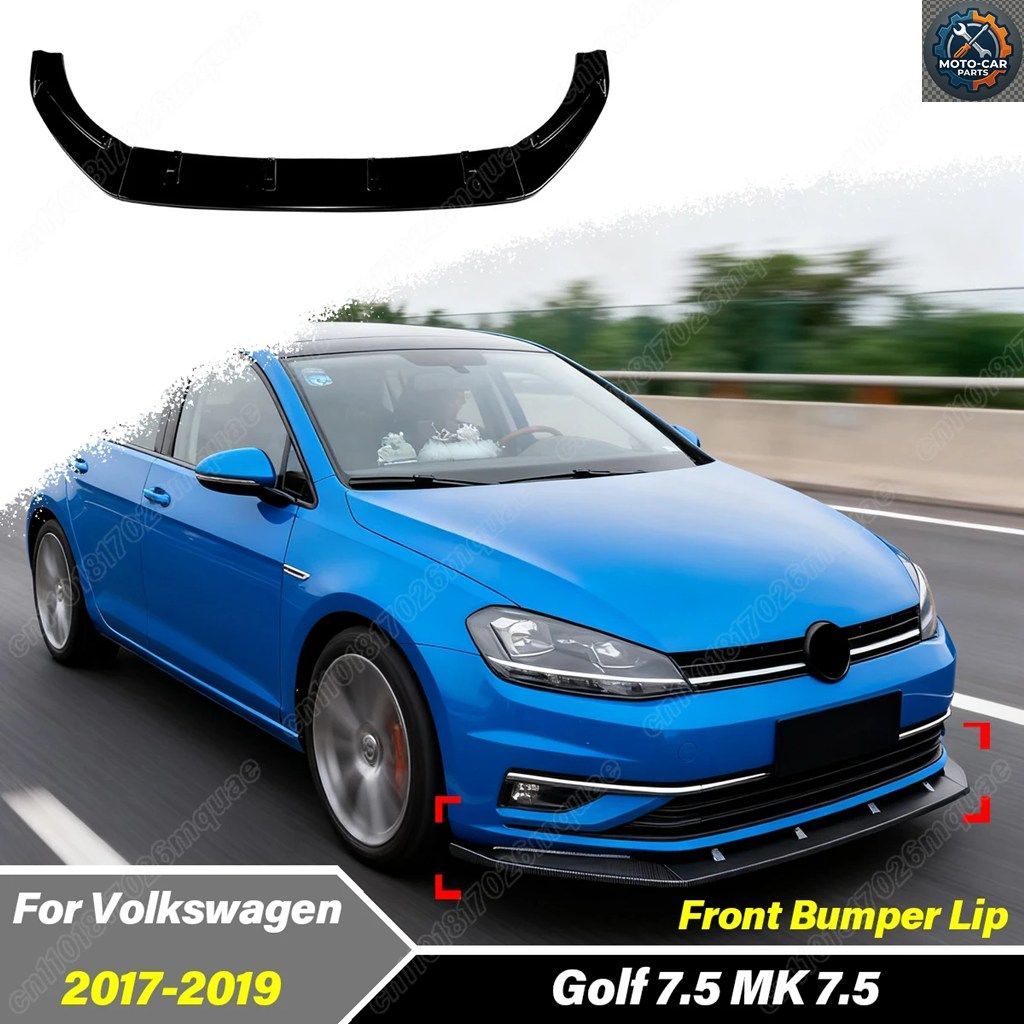 フォルクスワーゲン ゴルフ 7.5 MK 7.5 2017 2018 2019 モバイル フロントバンパー スポイラー リップ スプリッター カバー モディフィケー