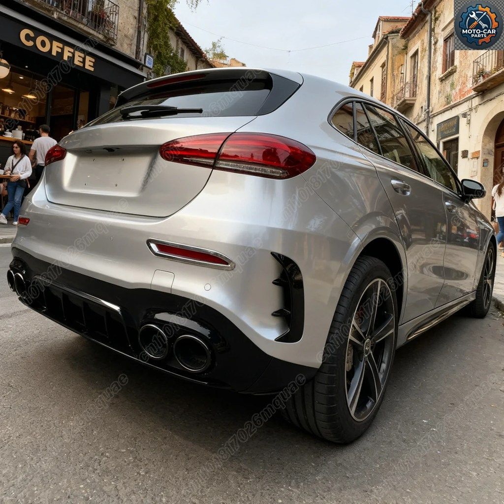 メルセデス・ベンツ Aクラス W177 セダン A180 A200 A220 A250 A35 2019 - 25台用 リアサイドスプリッター装飾キット メルセデス・ベンツ Aクラス W177 セダン A180 A200 A220 A250 A35 2019 - 25台用 リアサイドスプリッター装飾キット