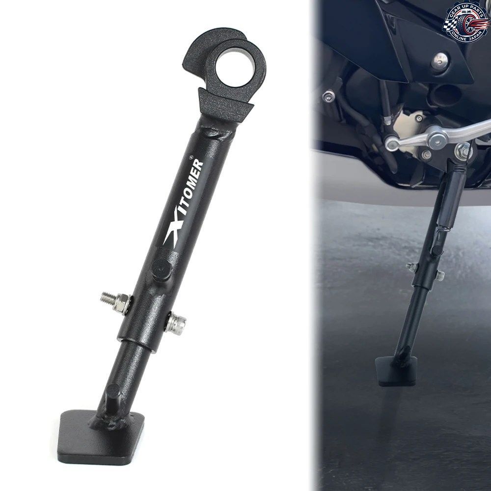 ヤマハ YZF-R6 YZFR6 R6 2006-2023 YZF-R6 RACE 2024-2026 モーターサイクル キックスタンド スチール製フットサイドスタンドサポートホル