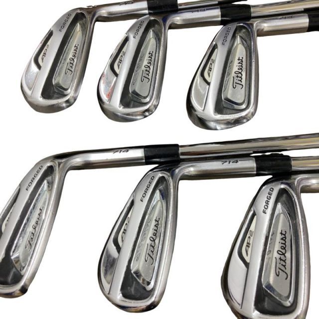 【中古】 タイトリスト Titleist AP2 714 6S アイアンセット IR Dynamic Gold (フレックスS) メンズ 男性用 右利き 右用 Cランク ゴルフクラブ