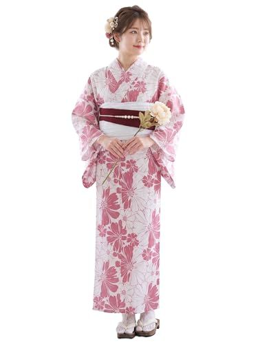 ★新品★[NISHIORI] 浴衣 セット レディース 二部式 選べる浴衣 しわ兵児帯 2点セット 大人かわいい 上品 花柄 夏祭り 花火大会 c8f8b783
