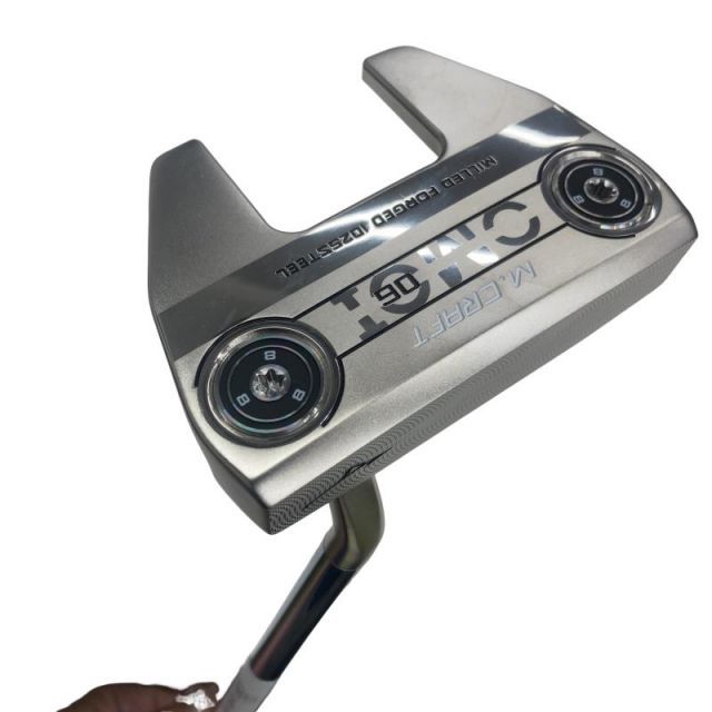 【中古】 ミズノ M.CRAFT 6 ホワイトサテン 34インチ パター PT スチール (フレックスその他) メンズ 男性用 右利き 右用 Cランク ゴルフクラブ