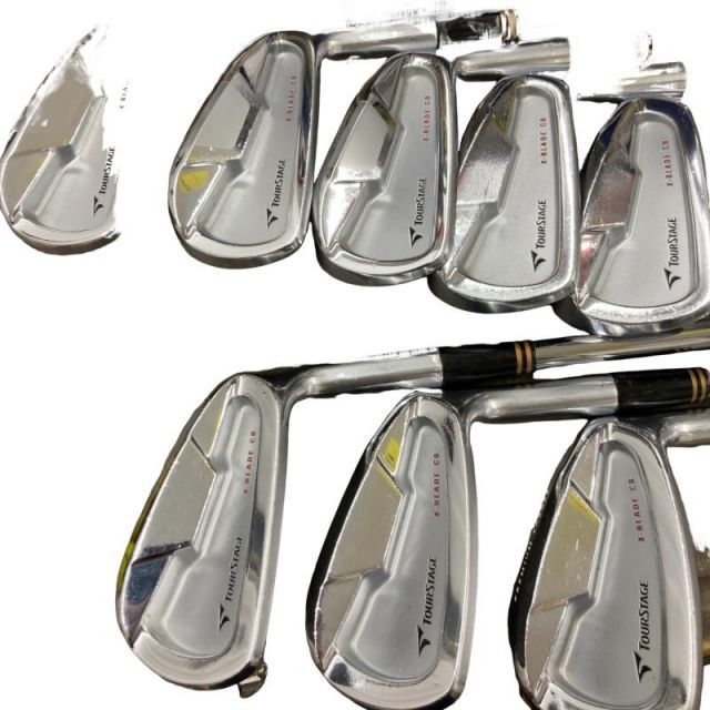 【中古】 ブリヂストン TOURSTAGE X-BLADE CB 8S アイアンセット IR NS PRO 950GH ウェイトフロー (フレックスS) メンズ 男性用 右利き 右用 Cランク ゴルフクラブ