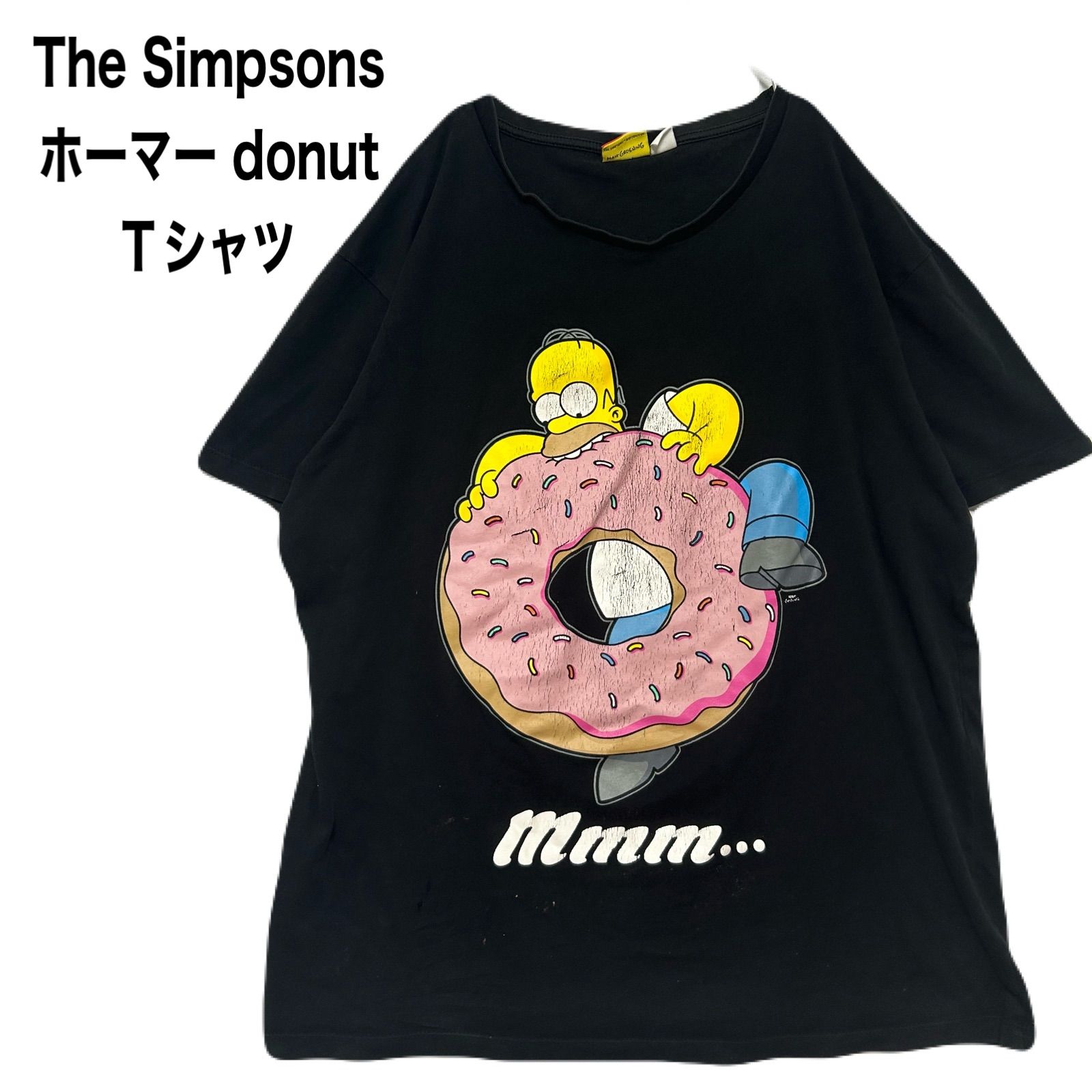 The Simpsons ザシンプソンズ ホーマー donut Tシャツ L - メルカリ