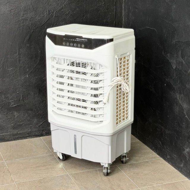 業務用 冷風機 キャスター付き LY700Y リモコン欠品 ホワイトxグレー 【中古】動作保証 3面フィルター 夏物/517397