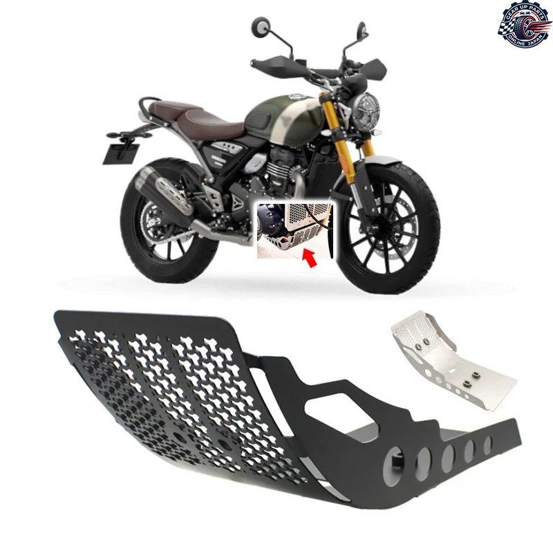 オートバイ用スキッドプレート バッシュフレームガード プロテクションカバー SCRAMBLER400X SCRAMBLER 400X 400 X 2024 2025