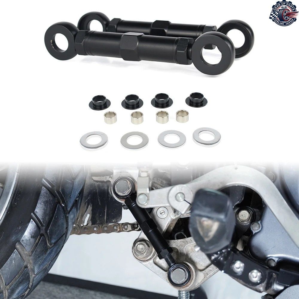 ヤマハ/STAR R1 2015-2022、FZS600 1998-2002、R6 2006-2022、V-STAR 1100 XVS1100用モーターサイクルローダウンリンクキット