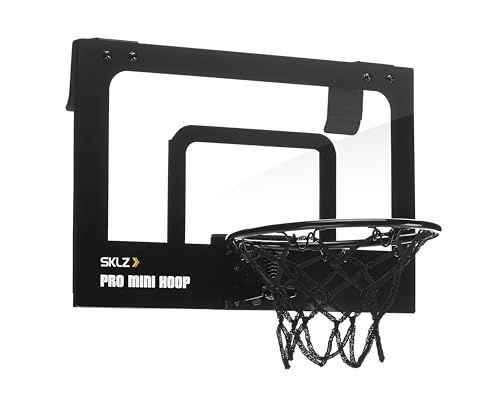 スキルズ(SKLZ) バスケットゴール 室内 壁掛け ドア掛け 練習用 プロミニフープ 透明 ミニ/スタンダード/ラージサイズ バスケットボール ボール付き 飛散防止バックボード 【日本正規輸入品】★ 5d97a628