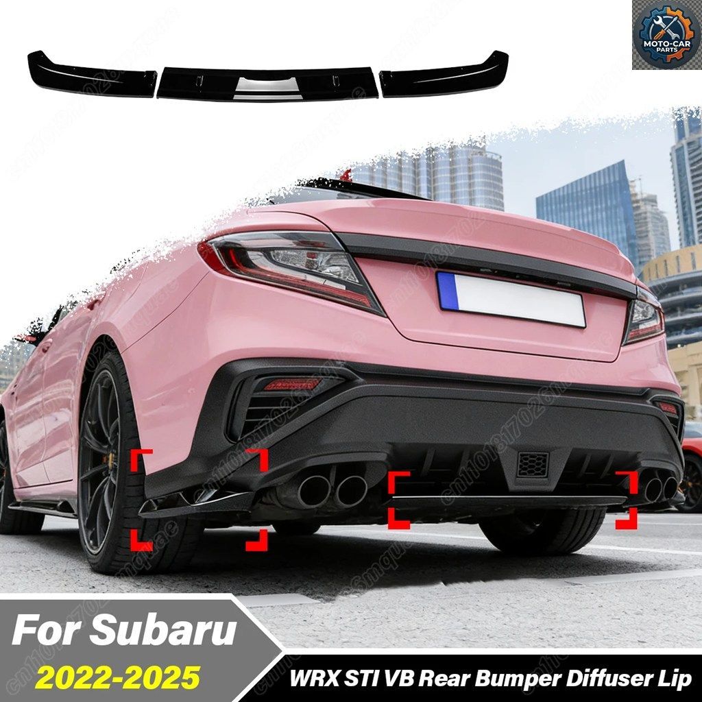 スバル WRX STI VB 2022 - 25 モバイル リアバンパー スポイラー リップ ディフューザー モディファイ デコレーション キット 17,914円