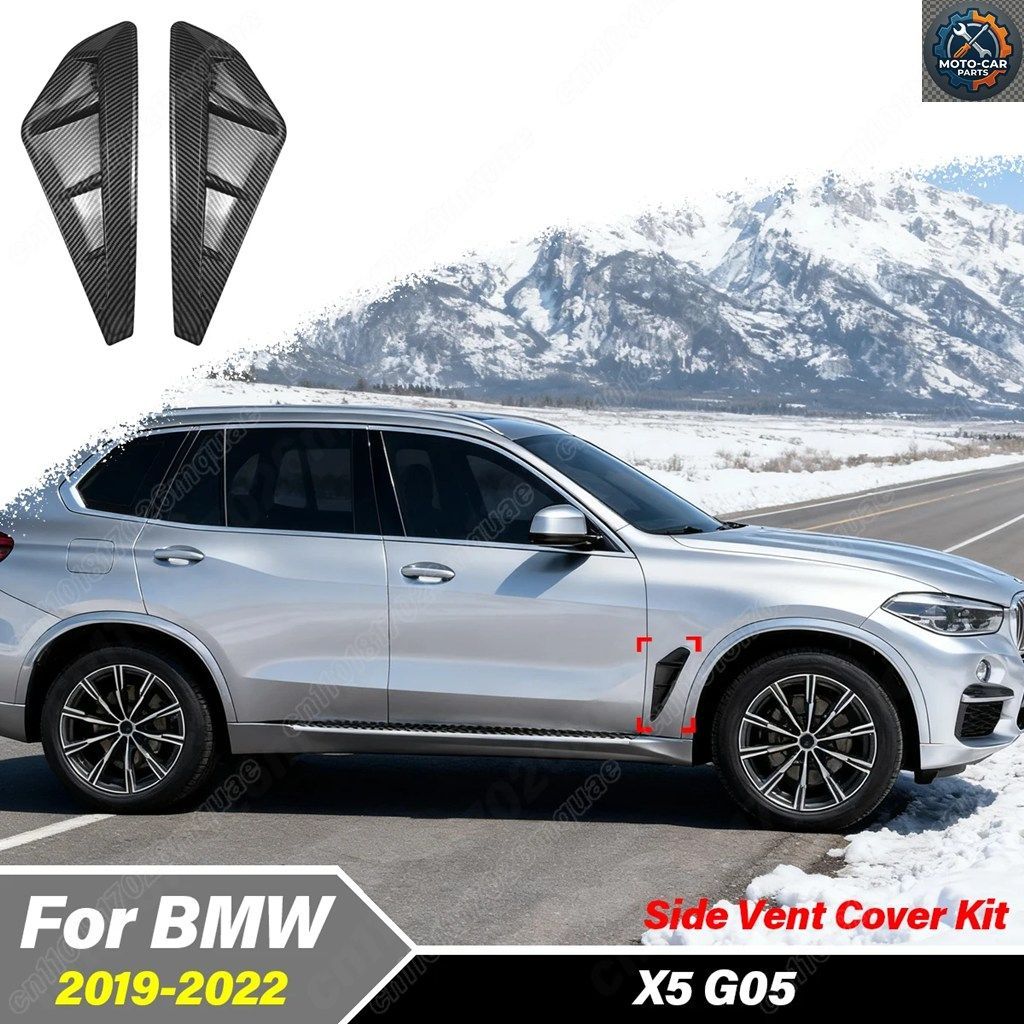 BMW X5 G05 X5M F95 Mスポーツ 2019 - 22 車用サイドベントカバー装飾サイドフェンダーグリルボディ改造キット