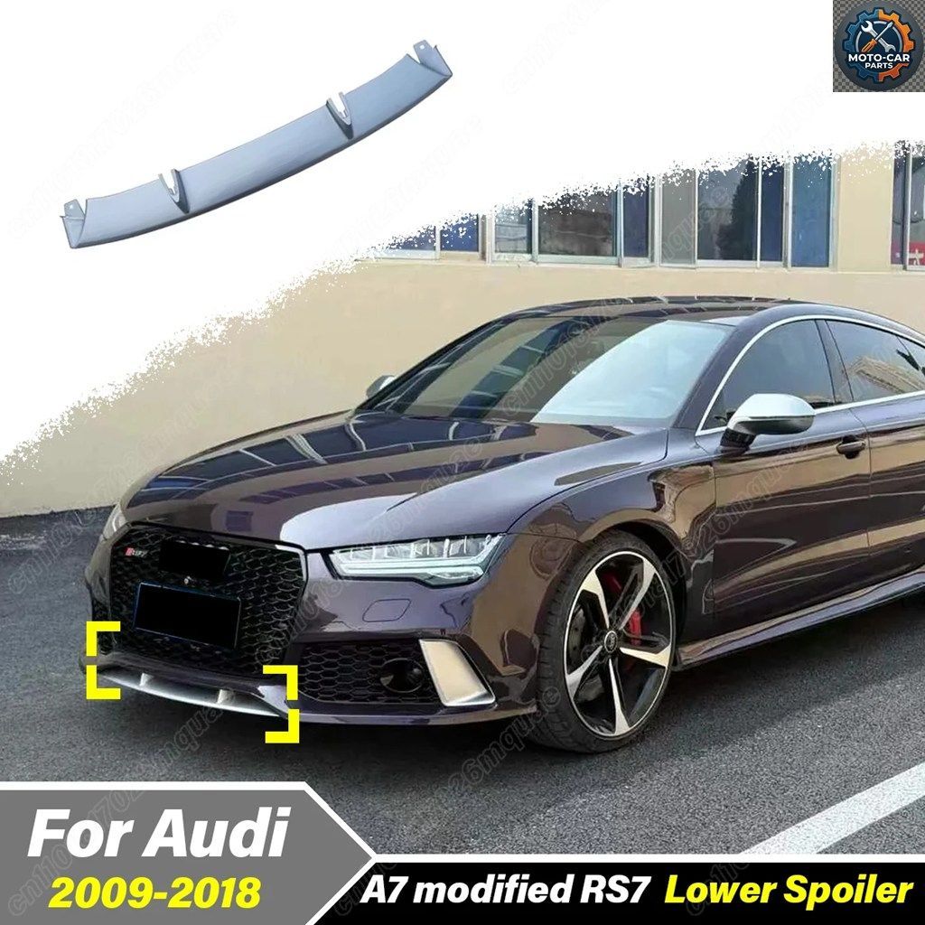 アウディ A7 モディファイド RS7 2009 - 18 車用フロントバンパースポイラー フロント装飾 18,730円