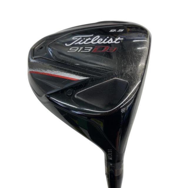 【中古】 タイトリスト 913 D3 9.5° ドライバー DR Tour AD MT-6 (フレックスS) メンズ 男性用 右利き 右用 Cランク ゴルフクラブ